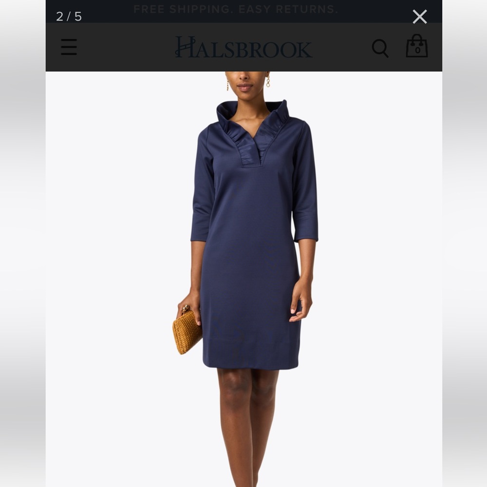 COPY - COPY - COPY - Gretchen Scott ruffle neck dress 👗 small dress 👗